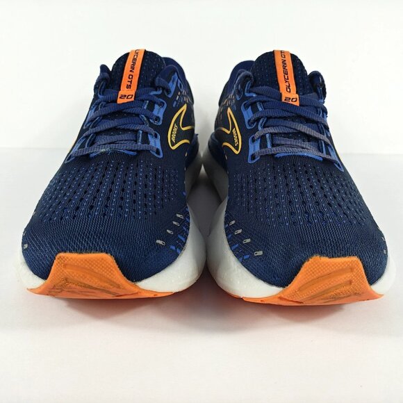 Brooks Glycerin GTS 20 Men's 11 Running Shoes Sneakers Blue Orange 1103831D444 - Picture 3 of 16